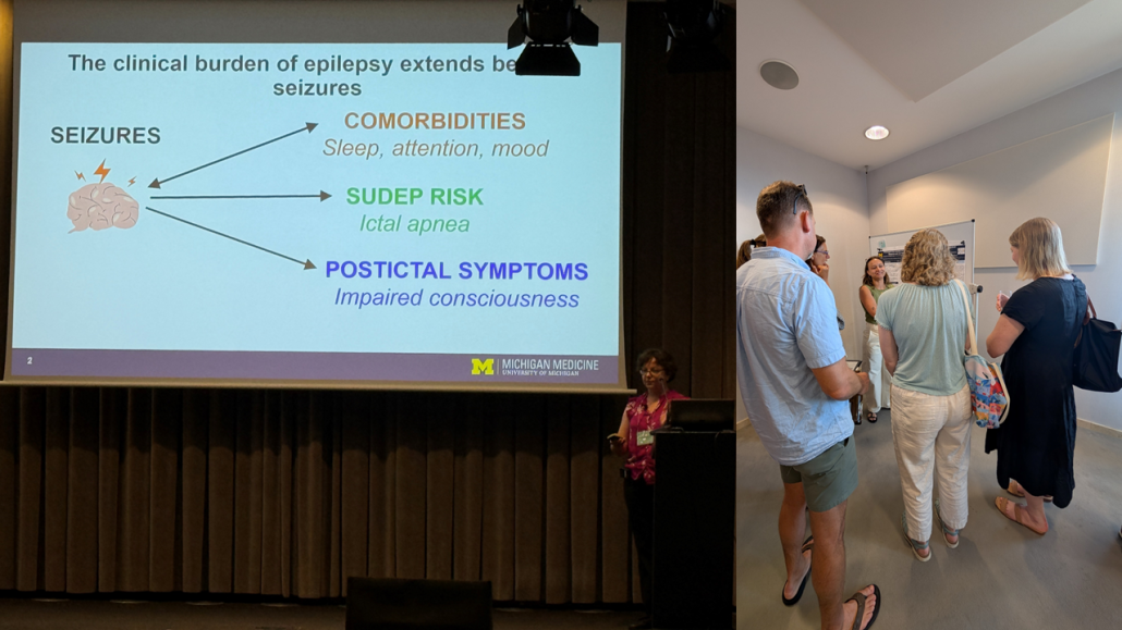 Krystal and Joanna present at the Epilepsy GRC